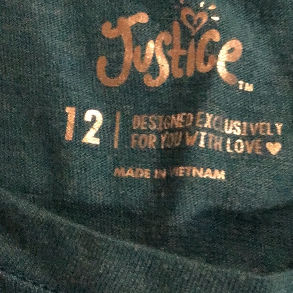 Justice blue long sleeve shirt - Picture 2 of 2